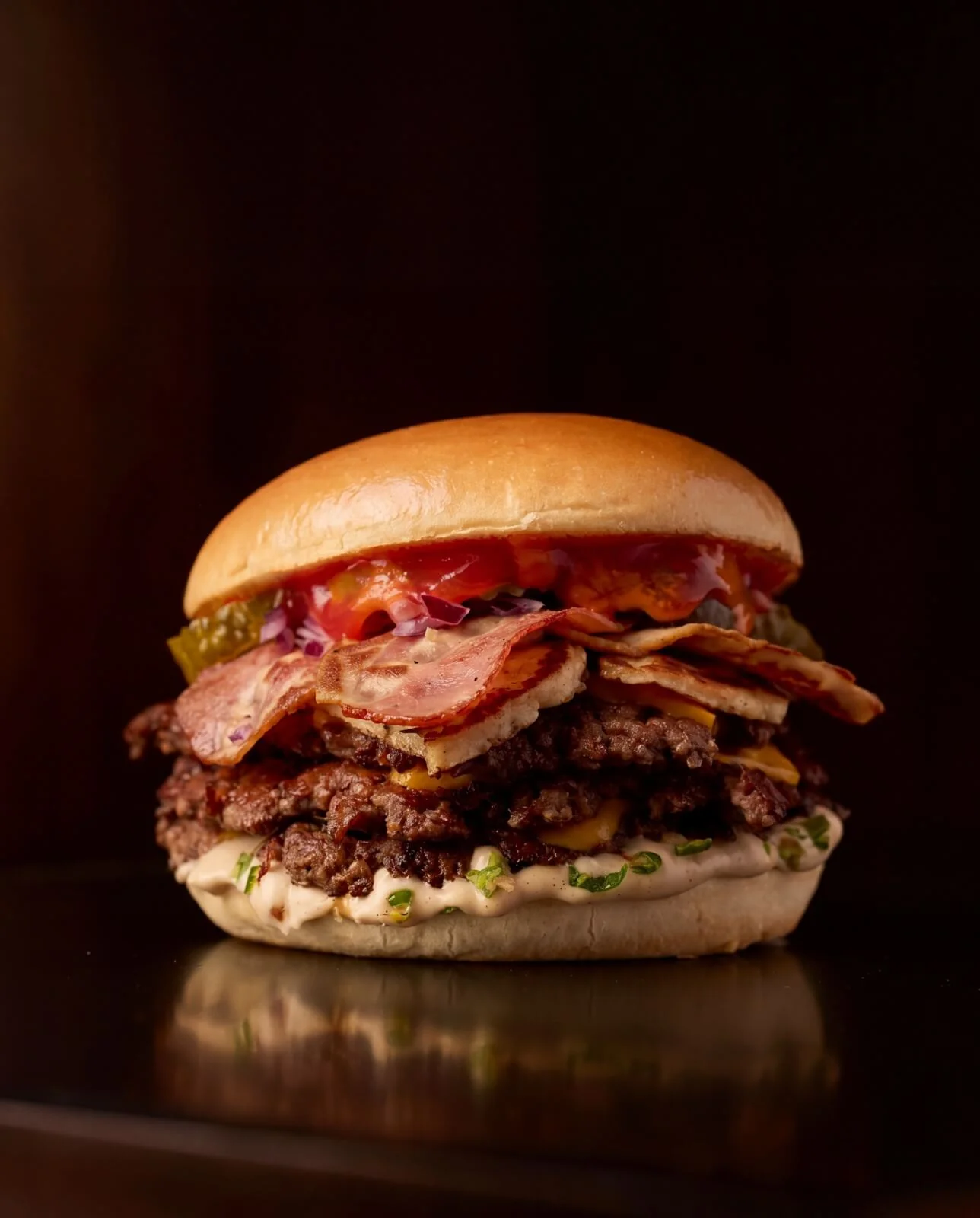 The Proper Fitty - Loaded Double Smash burger